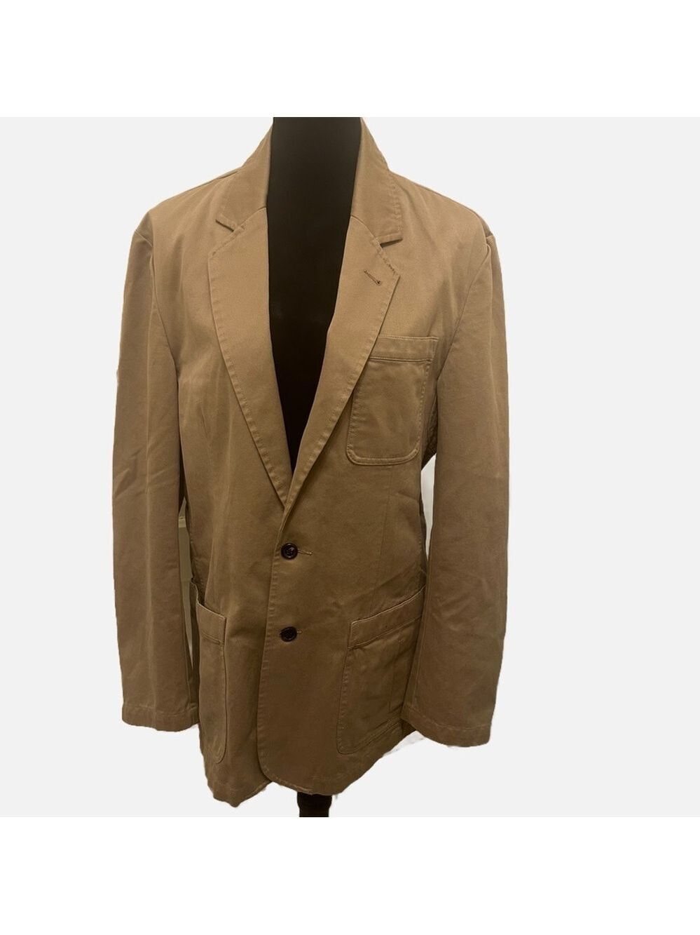 Eddie Bauer Tan Ultimate Voyager Blazer Jacket Medium